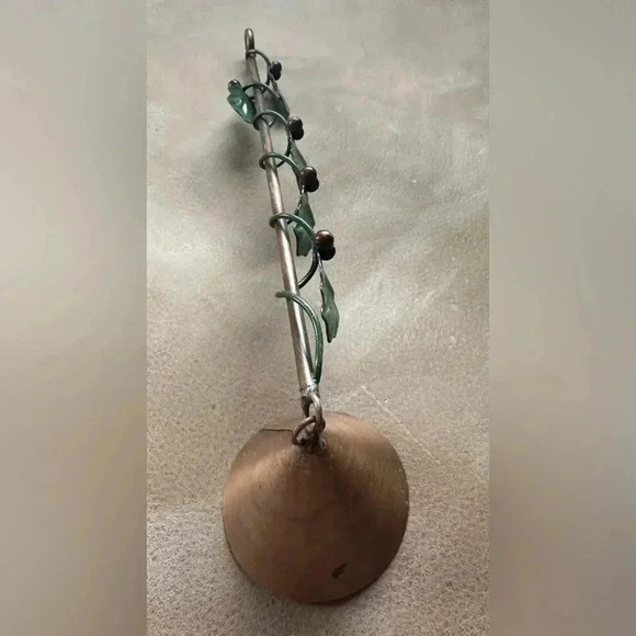 Vintage Copper And Holly Candle Snuffer - Picture 3 of 6